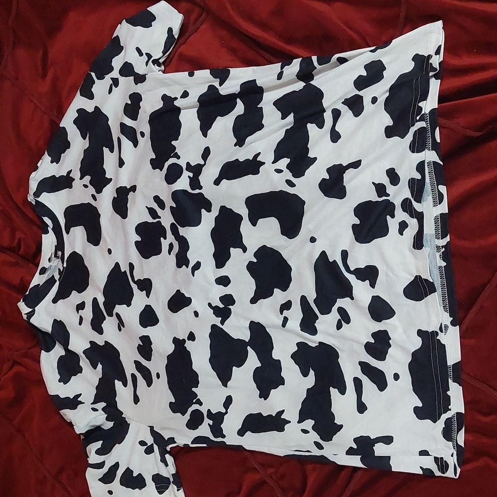 Cow print shirt